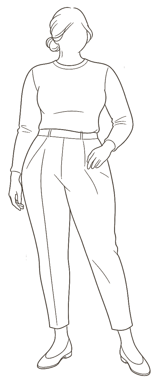ナチュラルの線画